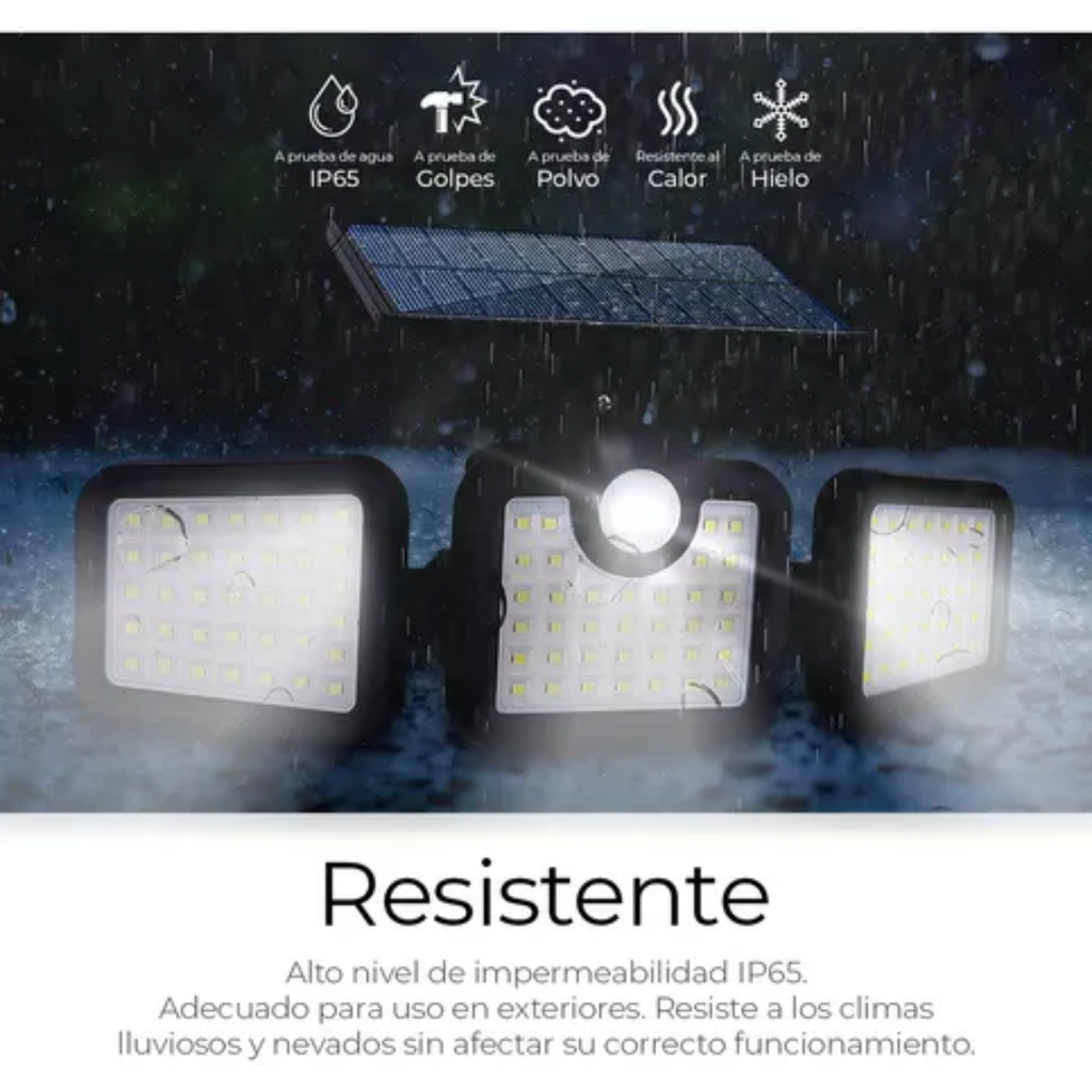 LUZ CON PANEL SOLAR 3 ASPA