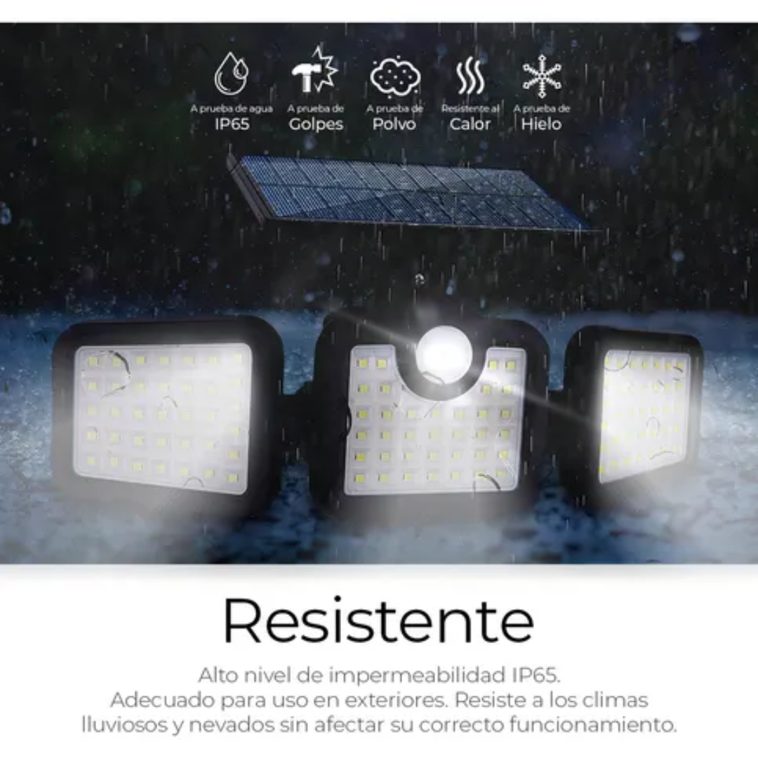 LUZ CON PANEL SOLAR 3 ASPA