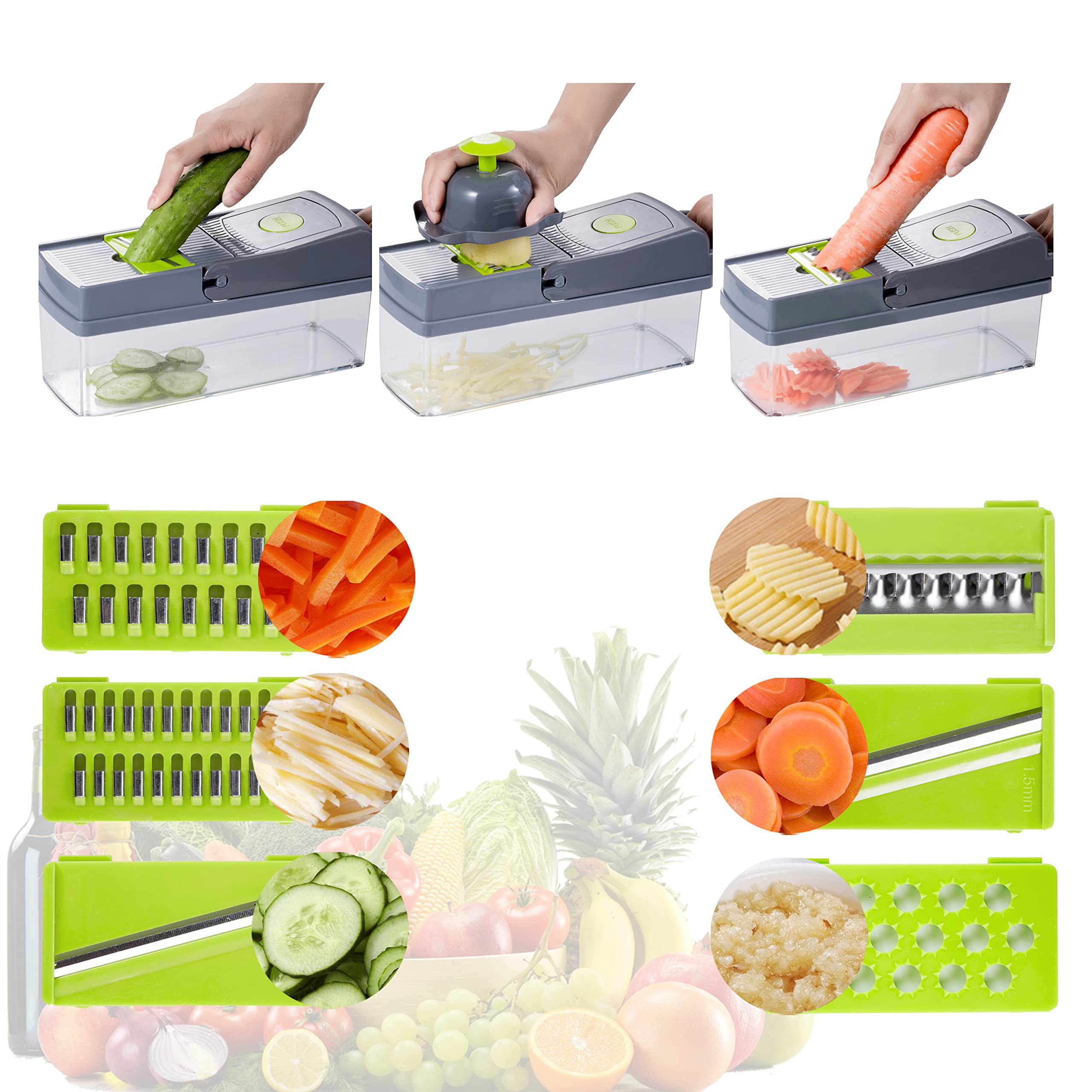CORTADOR DE VERDURAS 15 EN 1