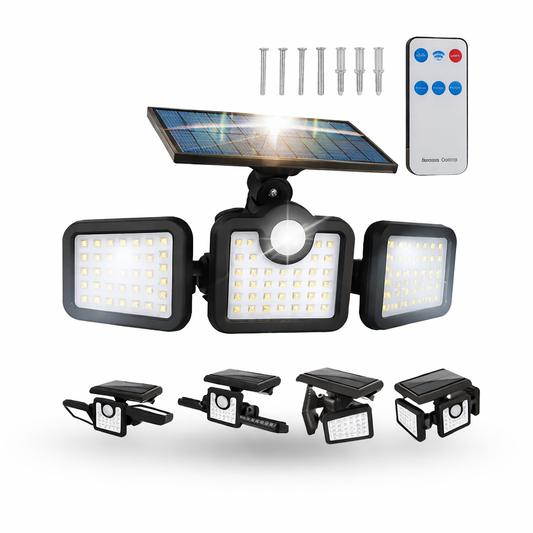 LUZ CON PANEL SOLAR 3 ASPA